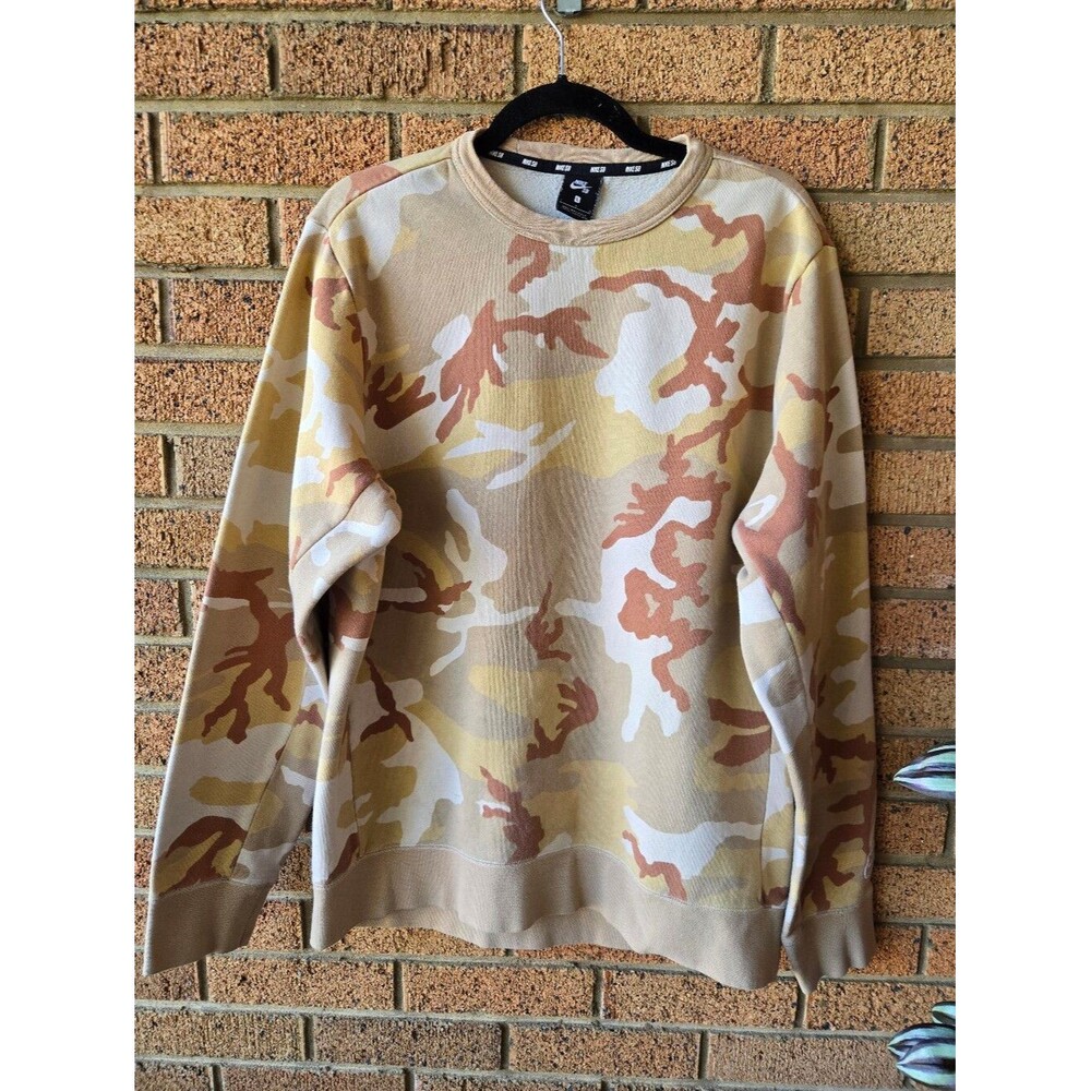 Nike SB "Desert Ore" Camouflage Fleece Crewneck Sweatshirt